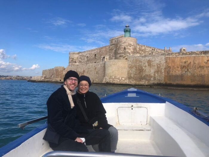 Syracuse: Private Boat Trip Ortigia and Prosecco/Aperitivo - Meeting Point and Tour Duration