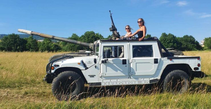 T72 Tank Driving With Hummer Transfer - Activity Details