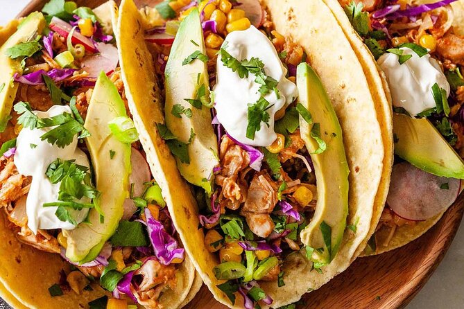 Taco Lovers E-Scooter Downtown Foodie Tour - Sample Menu