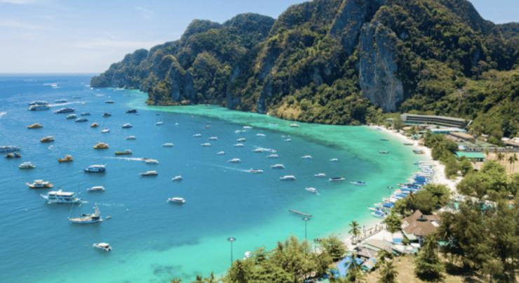 Tailanday in Phiphi - Maya Bay and Main Beaches in Portuguese - Key Points