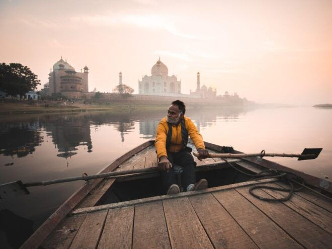 Taj Mahal Back View Yamuna Boat Ride Tour - Highlights