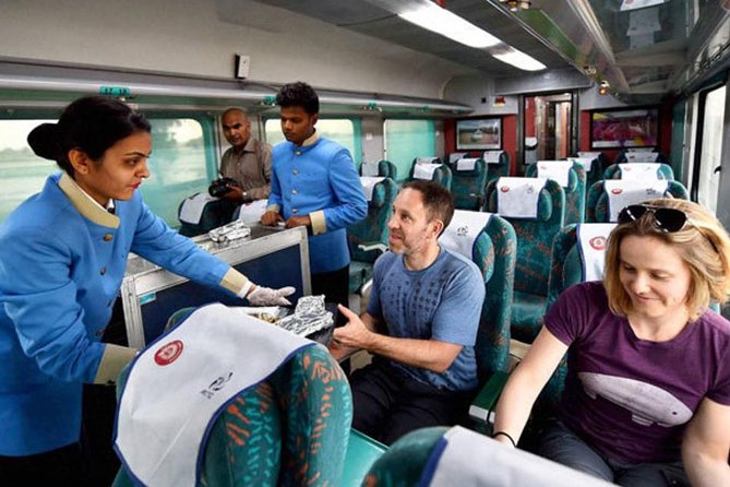 Taj Mahal Tour By Train With 5 Star Hotel Lunch - Train Travel From Delhi to Agra