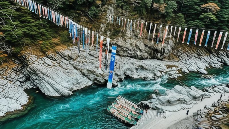Takamatsu: Iya Valley, Oboke Gorge & Naruto Whirlpools Adventure - Oboke Gorge: stone, river and optional boat time