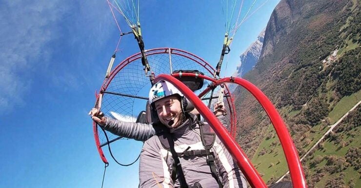 Tandem Flight With Paramotor From Above Ioannina Zagori - Good To Know