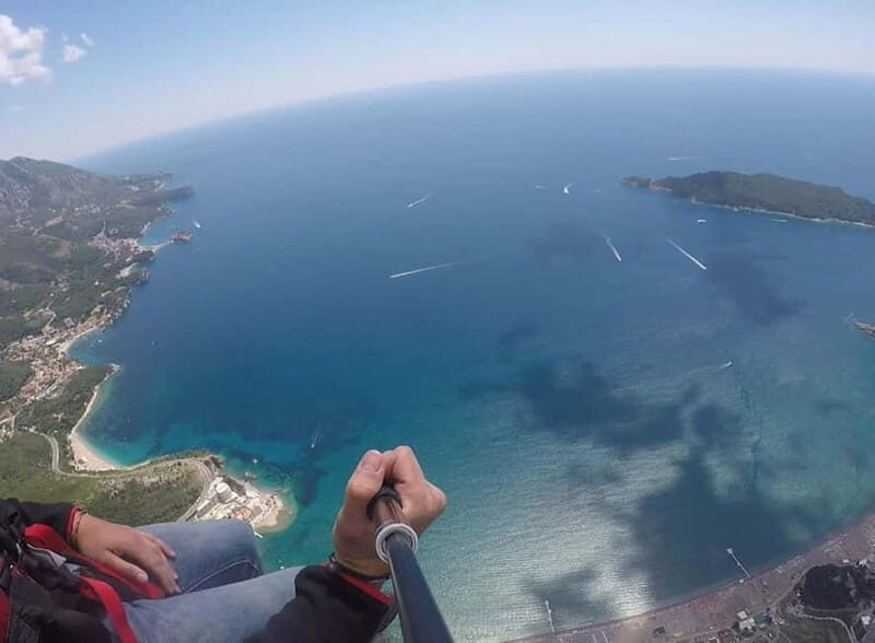 Tandem Paragliding in Budva with Expert Pilots/All-inclusive - The Landing and Post-flight Experience