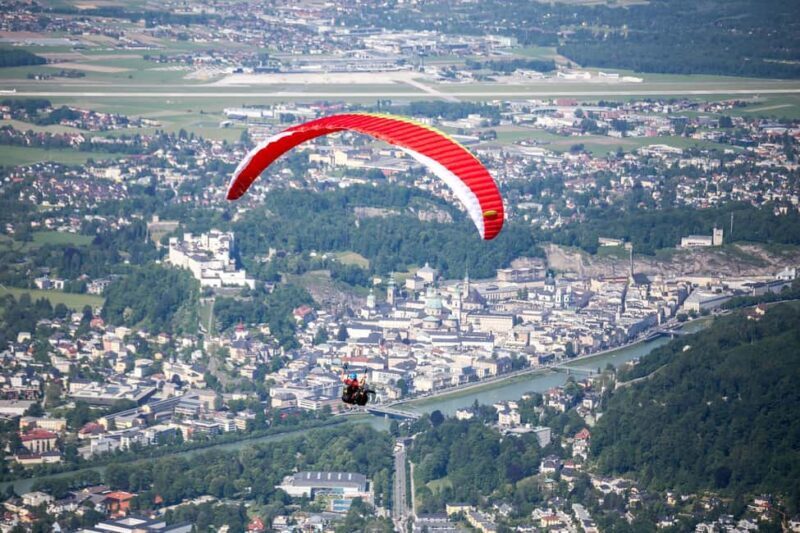 Tandem Paragliding Salzburg City - How the Tour Works: From Mountain Top to City Lights