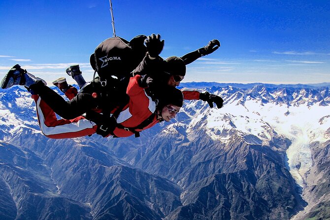 Tandem Skydive 18,000ft From Franz Josef - Best Time to Tandem Skydive