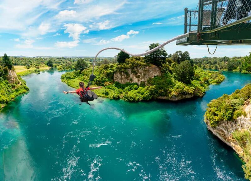 Taup: AJ Hackett Taup Bungy - NZ's Highest Water Touch! - What to Expect During Your Jump