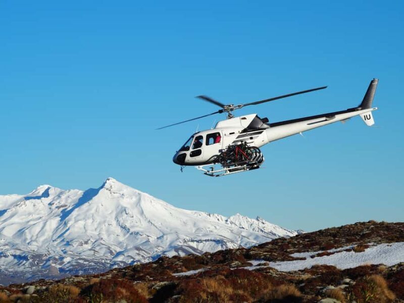 Taupo: The North Islands only private Heli-Biking experience - The Itinerary: What You Can Expect