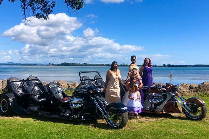TAURANGA SHORE EXCURSION: Epic 25 Min V8 Trike Tour of Mt Maunganui & TAURANGA - Inclusions and Services Provided