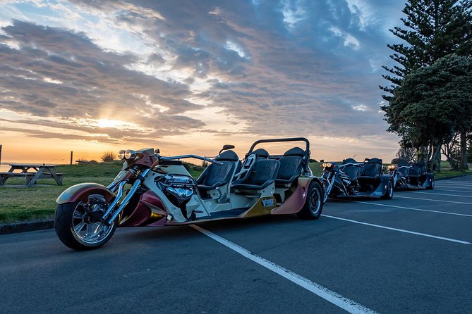 TAURANGA SHORE EXCURSION: V8 TRIKE - 1.5 Hour City Sites - Pricing and Terms