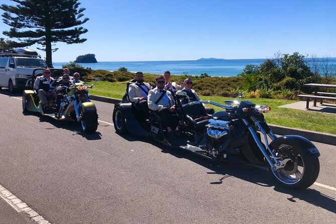 TAURANGA SHORE EXCURSION: V8 TRIKE - 1.5 Hour City Sites - Directions