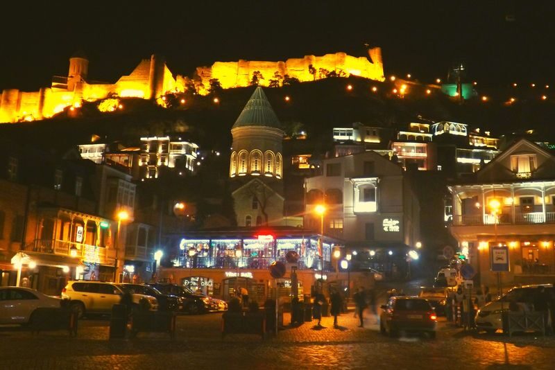 Tbilisi Narikala Fortress Old Town Half-Day Private Walking Tour - The route from Freedom Square to Narikala