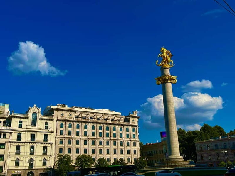 Tbilisi: New City Guided Tour with Mtatsminda Cable Car Ride - The Scenic Cable Car to Mtatsminda Park