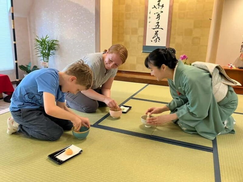Tea ceremony experience in Japanese-style room 60min - FAQs