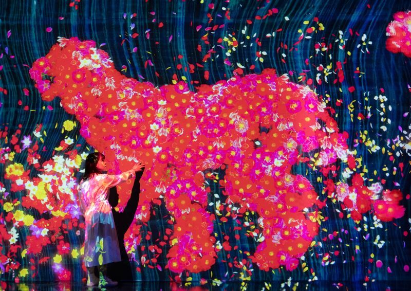 teamLab Future Park Okinawa - Sketch Factory turns a child’s picture into a souvenir