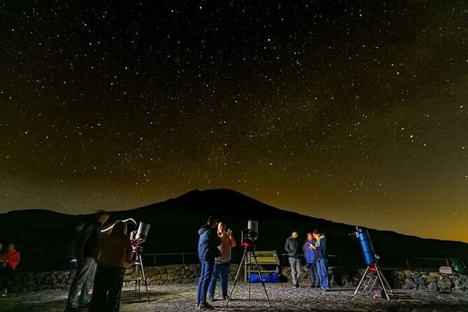 TEIDE NIGHT, Stargazing Bus Tour, Meal & Drinks Included! - Meeting and Pickup
