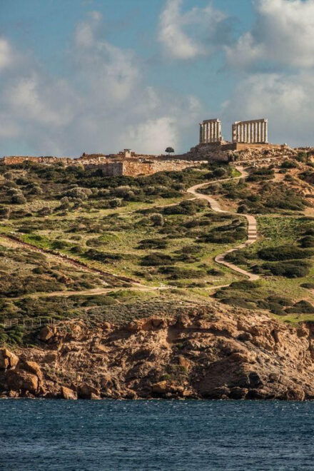 Temple of Poseidon - Stunning Views at Vouliagmeni Lake