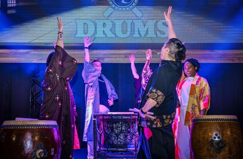 TEMPO HARBOR THEATER: WADAIKO RHYTHM QUEST Admission Ticket - Costumes, stage lights, and the debut
