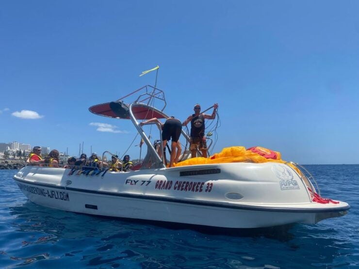Tenerife Costa Adeje Parasailing - Availability and Group Size