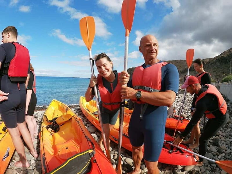 Tenerife: Palm-Mar Double Kayak Rental with Snorkel Gear - Not ideal for: