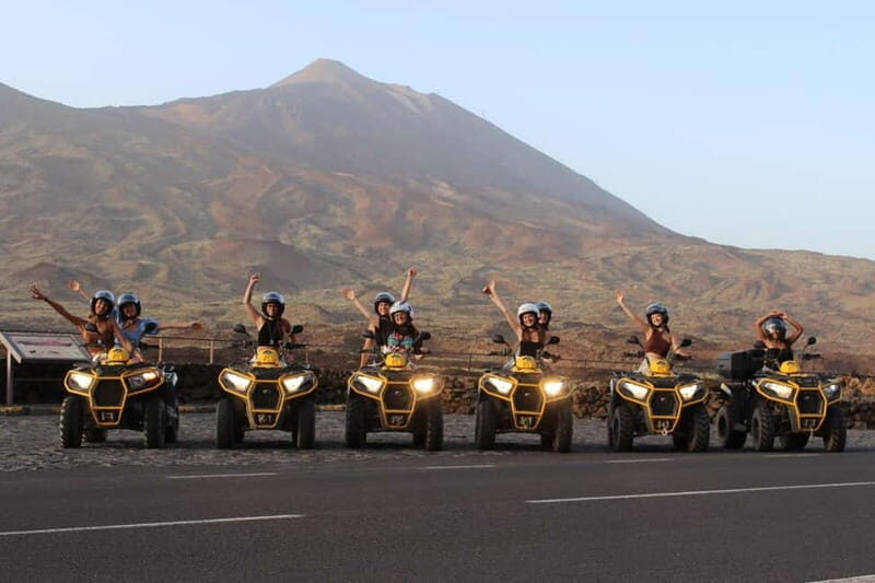 Tenerife: QUAD excursion TEIDE volcano ONLY doble quad - Inclusions and Practical Details