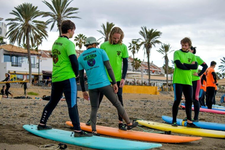 Tenerife: Surf Lesson in Playa De Las Americas/All Included - Instructor Expertise and Guidance