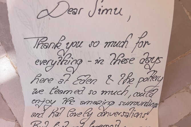 Terre D'Atlas Pottery and Nature Course in Amizmiz - Accessibility Information