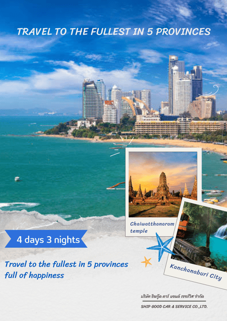 Thailand Travel Trip (5provinces 4days 3nights) - Booking Your Trip