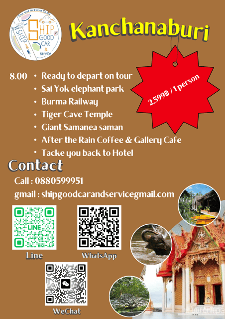 Thailand Travel Trip (Kanchanaburi 1day) - Experience Highlights
