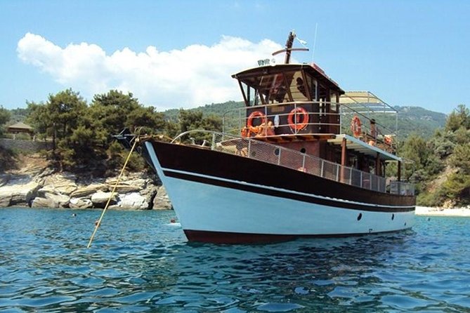 Thassos Boat Trip - Meal and Pickup Information