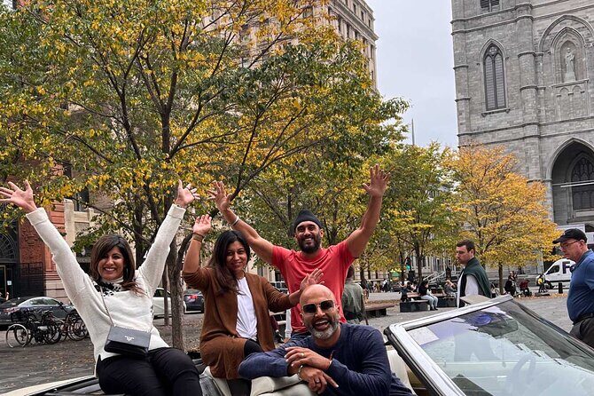 The 1-Hour Convertible Cadillac Old-Montréal History Tour SHARED - A Fun and Authentic Way to Explore Old Montreal in Style