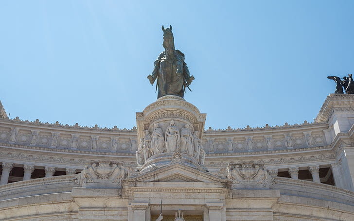 The Altar of the Fatherland Elevator Ticket in Rome - The glass lift and the view from above