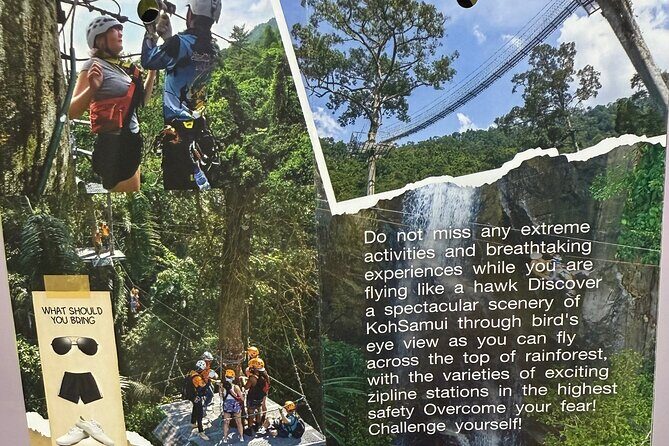 The Biggest and longest Zipline, Hawk, Koh Samui - The Value of the Experience