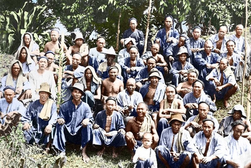 The Black and White Curse of Malaya - Robertson Quay, then across to Jalan Kukoh