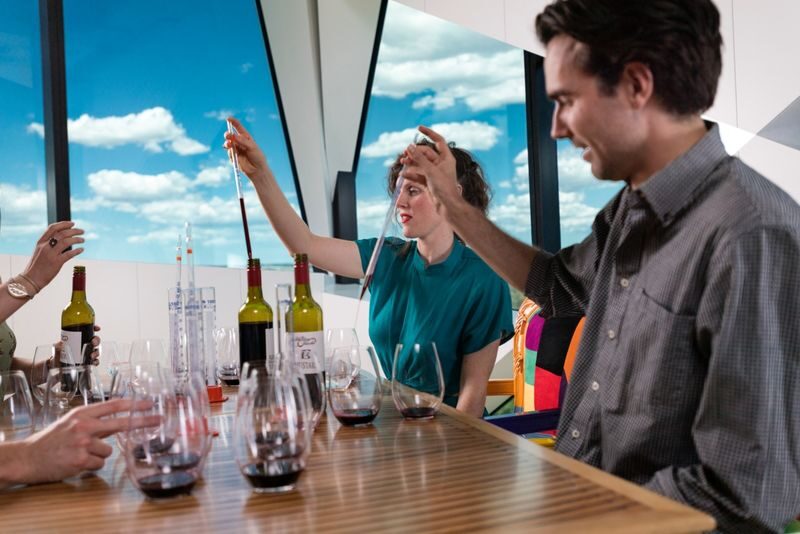 The Blending Bench and Degustation with Wine Pairing at dArenberg - Give yourself time for the five-level Cube
