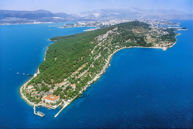 The Diocletian Route - Panoramic Flight Over Split - Flight Route Overview