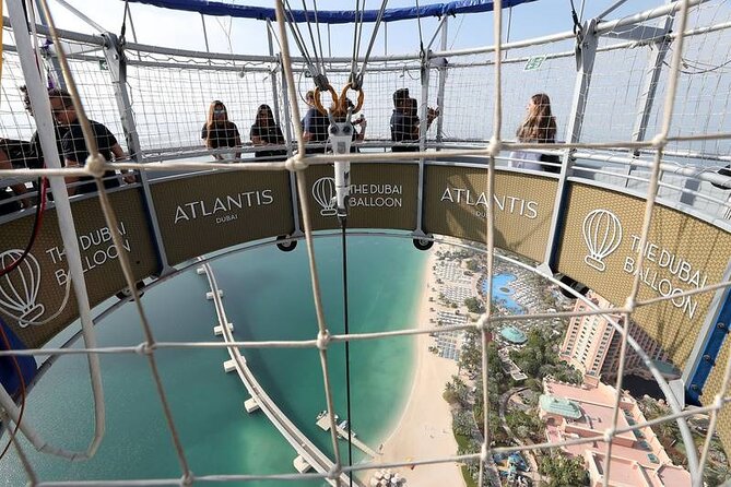The Dubai Balloon at Atlantis Palm Tickets With Transfers Option - Important Terms