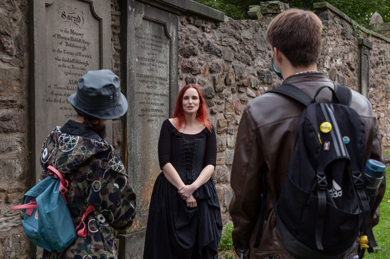 The Edinburgh Vaults & Graveyard Tour - Greyfriars Graveyard sets the tone