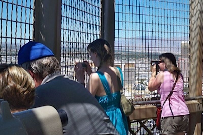 The Eiffel Tower Experience Ticket in Las Vegas - What you can see from the deck