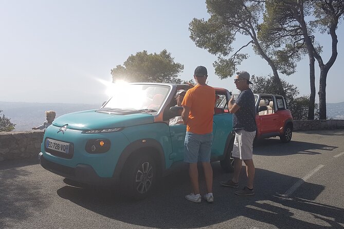 The French Riviera in an Electric Convertible With Driver - End Point and Safety Regulations