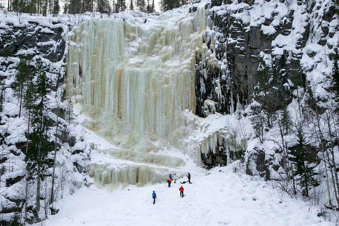 THE FROZEN WATERFALLS of Korouoma - Guided Hike: Exploring Frozen Waterfalls