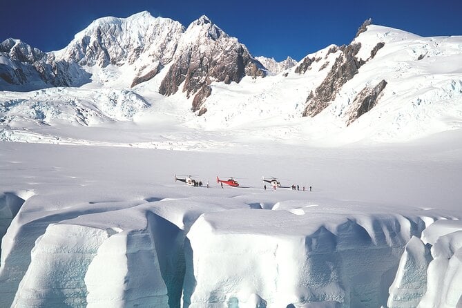 The GRAND TOUR, Snow Landing (Allow 40 Minutes - Departing Franz Josef) - Meeting and Cancellation Policy