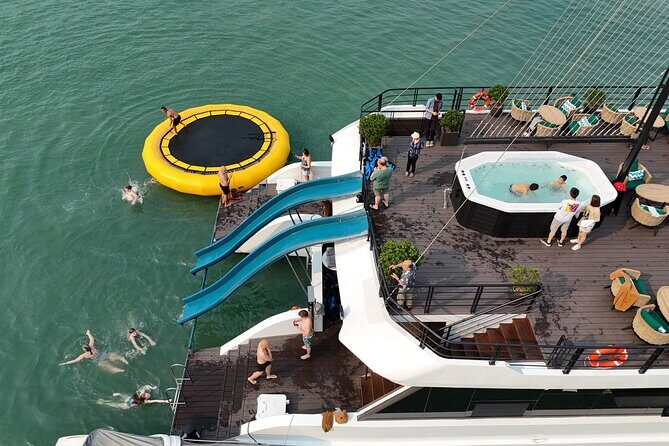 The Halong Catamaran Premium Cruise Day Trip, Outdoor Jacuzzi - The Journey from Hanoi to Halong Bay