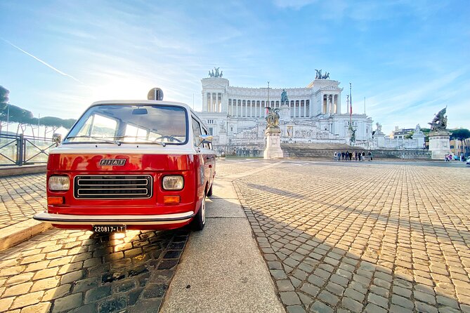 The Highlights of Rome on Board a Vintage Fiat Van and Aperitif - Frequently Asked Questions
