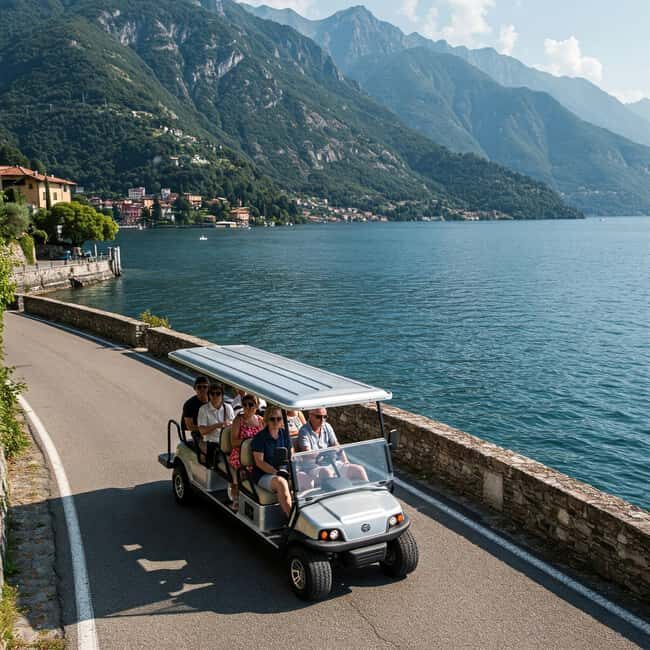 The iconic Como tour  Golf Car Tour  2 hours - Detailed Breakdown of the Como Golf Car Tour