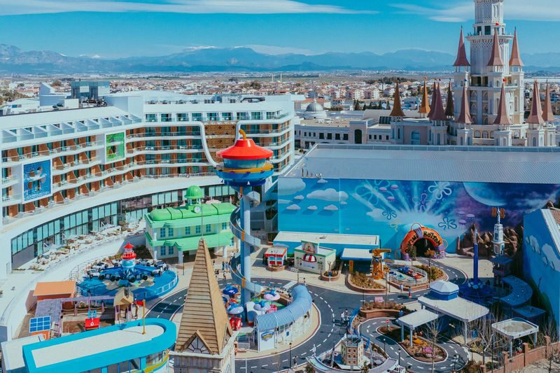 The Land of Legends Theme Park Admission in Turkey - Nickelodeon Land gives the day a second act