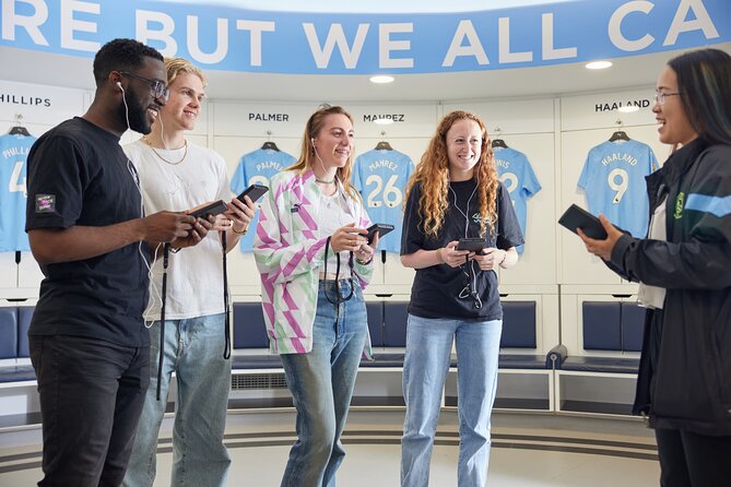 The Manchester City Stadium Tour - Exploring the Pitch and Dressing Rooms