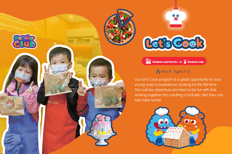 The Monster Club - Lets Make & Lets Cook Workshop | Tseung Kwan O | Kowloon Bay | TaiKoo Shing | Hang Hau - At a glance: two hands-on classes