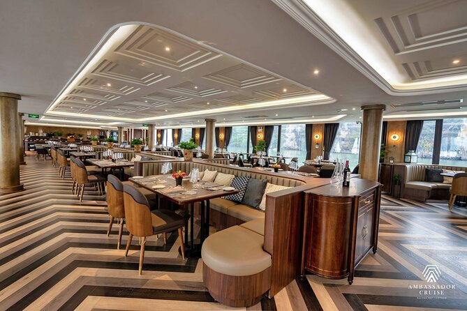 The Most Luxury Day Tour in Halong Bay With Ambassador Cruise - Tour Overview and Itinerary